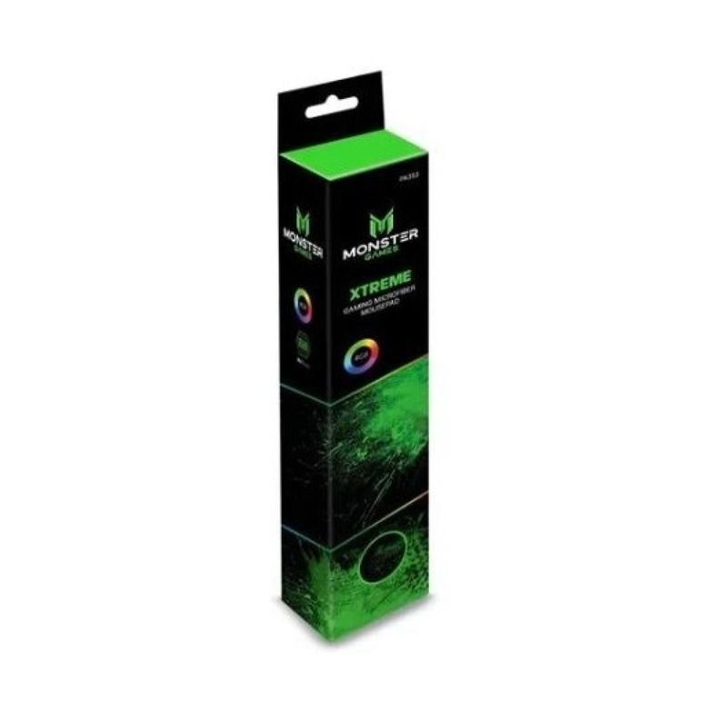MousePad Gamer USB RGB XL 80x30cm Xtreme Monster Games-2