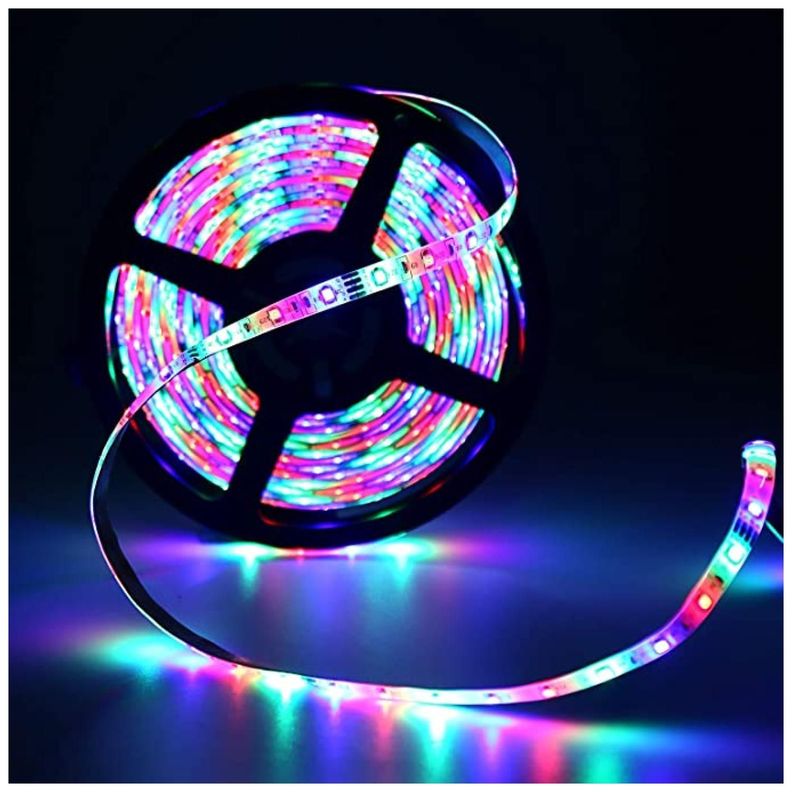 Tira De Luces LED RGB 5Mts Impermeable Adhesivo Control Remoto Tecnolab-3