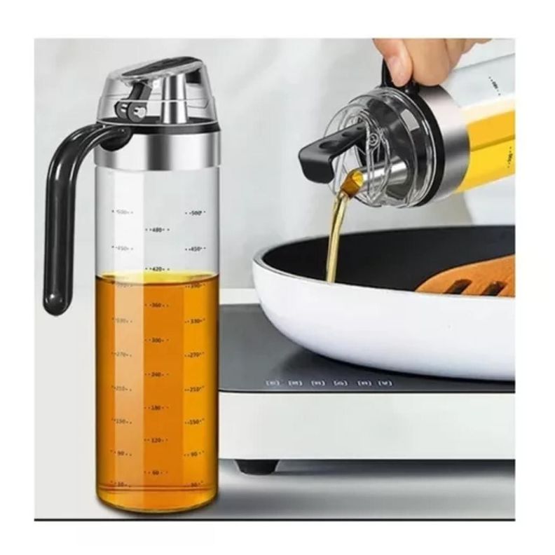 Botella De Aceite 550ml Con Tapa De Apertura-3