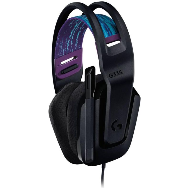 Audifono Gamer Jack 3.5 PC PS5 PS4 Xbox Negro G335 Logitech-2
