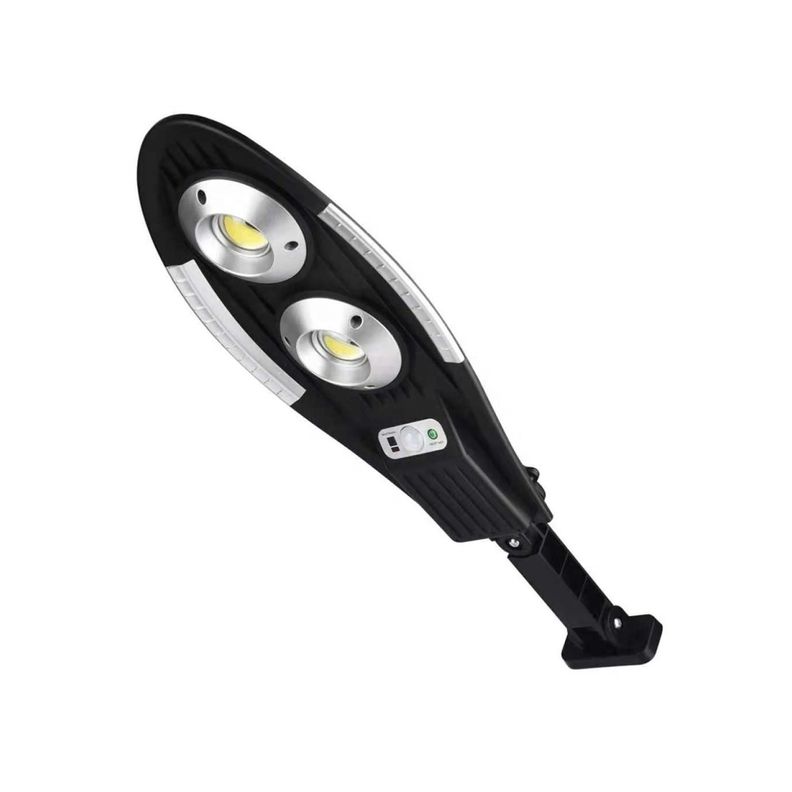 Foco Solar 20W Exterior Sensor De Movimiento 35x15cm Negro-0