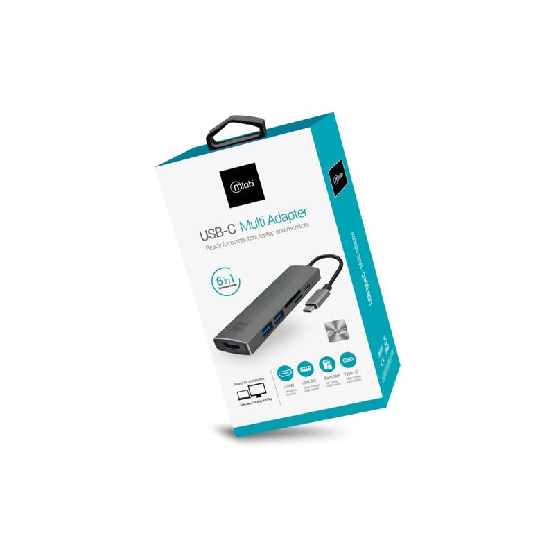 Hub Adaptador USB C A 2 USB 3.0 HDMI USB C 8863-2