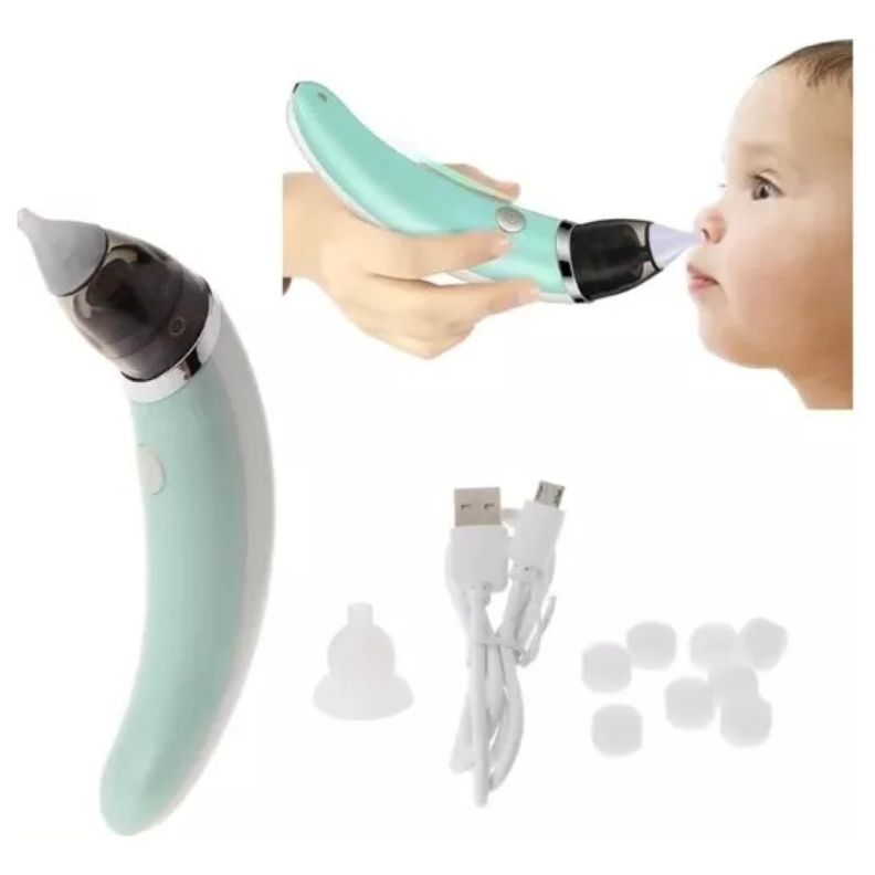 Aspiradora Nasal Para Bebes Recargable USB Accesorios-2
