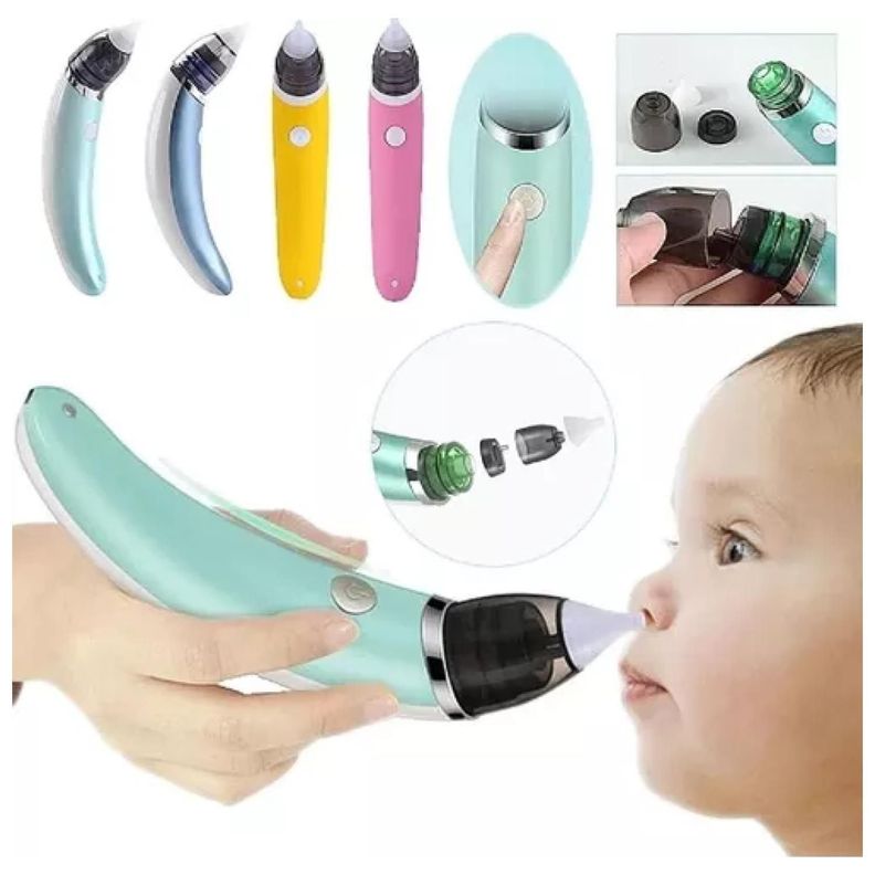 Aspiradora Nasal Para Bebes Recargable USB Accesorios-3