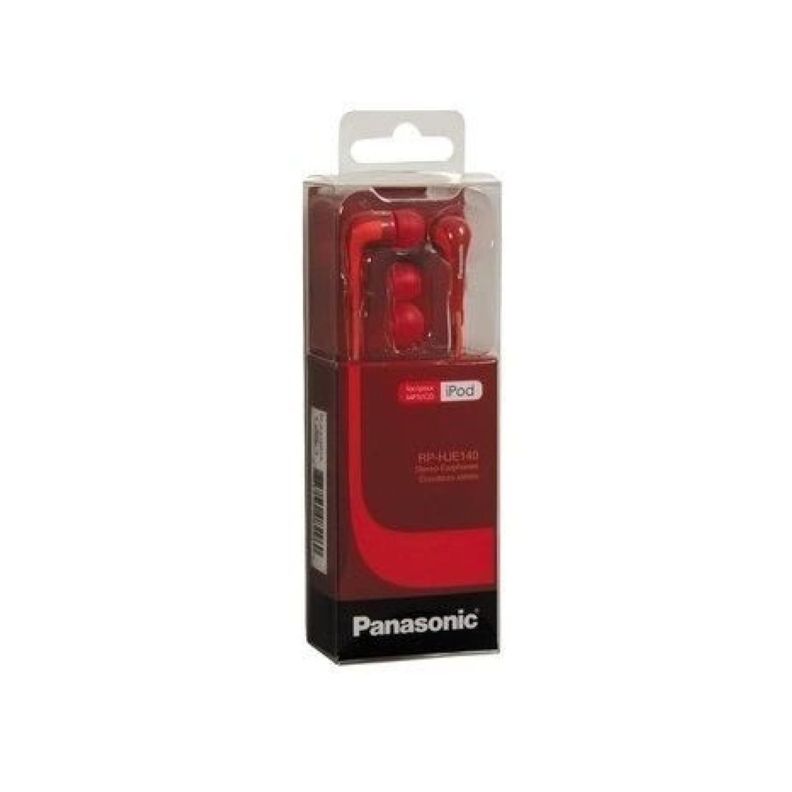 Audifonos In Ear Jack 3.5mm 1.2m Rojo RP-HJE140-2