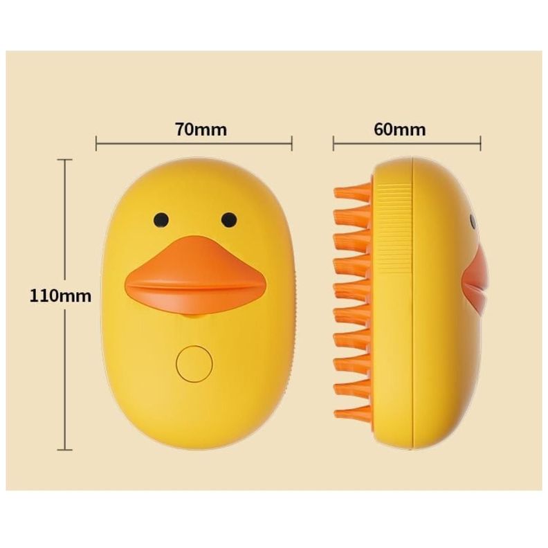 Cepillo Con Vapor Para Limpieza Y Masajes Para Mascotas Amar-3