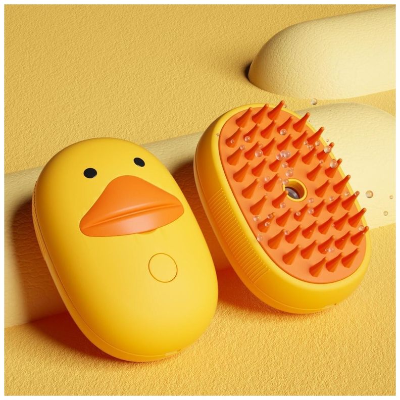 Cepillo Con Vapor Para Limpieza Y Masajes Para Mascotas Amar-5