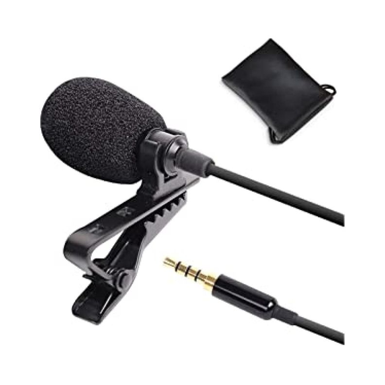 Microfono Condensador Solapa PC Telefono Celular Lavalier Fifine-0