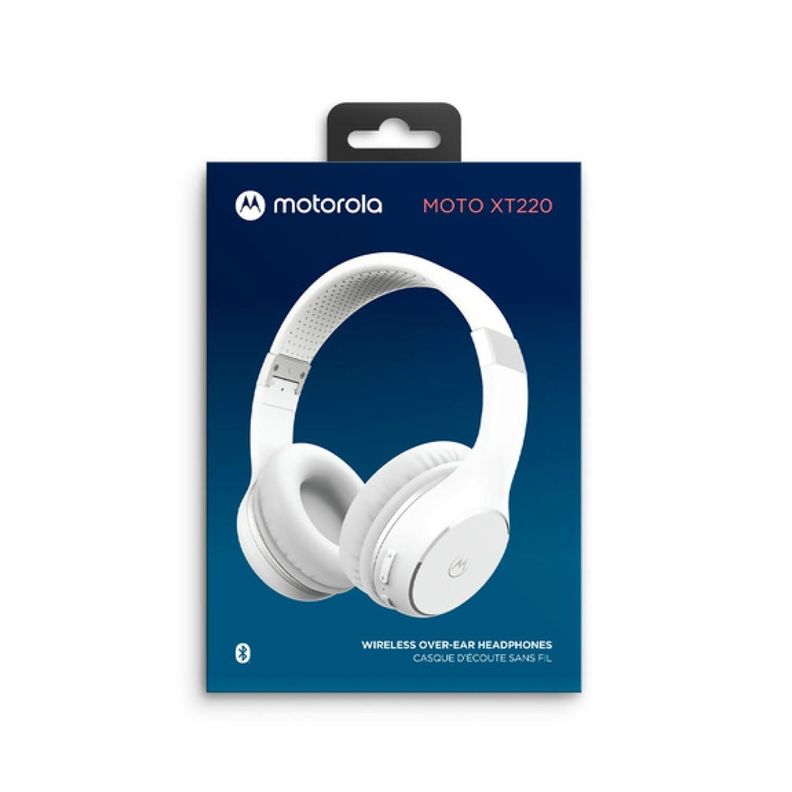 Audifonos Bluetooth Over Ear Blanco XT220 Motorola-1