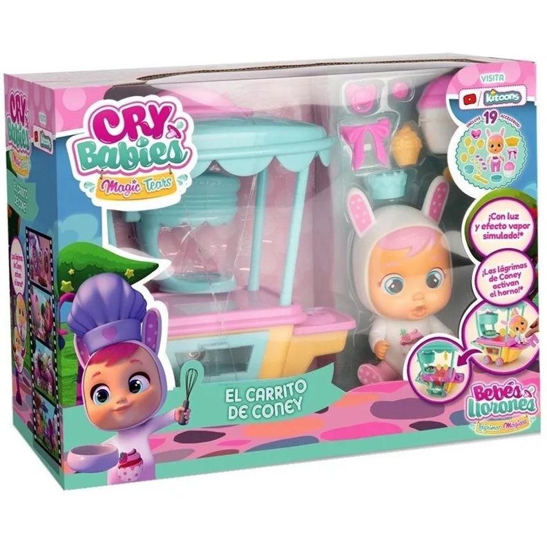 Juguete Carrito De Cony Con Luz Infantil Cry Babies-2