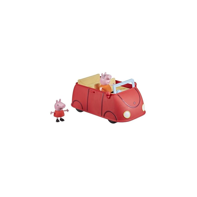Juguete Automovil Familiar De Peppa Pig Rojo Hasbro-1