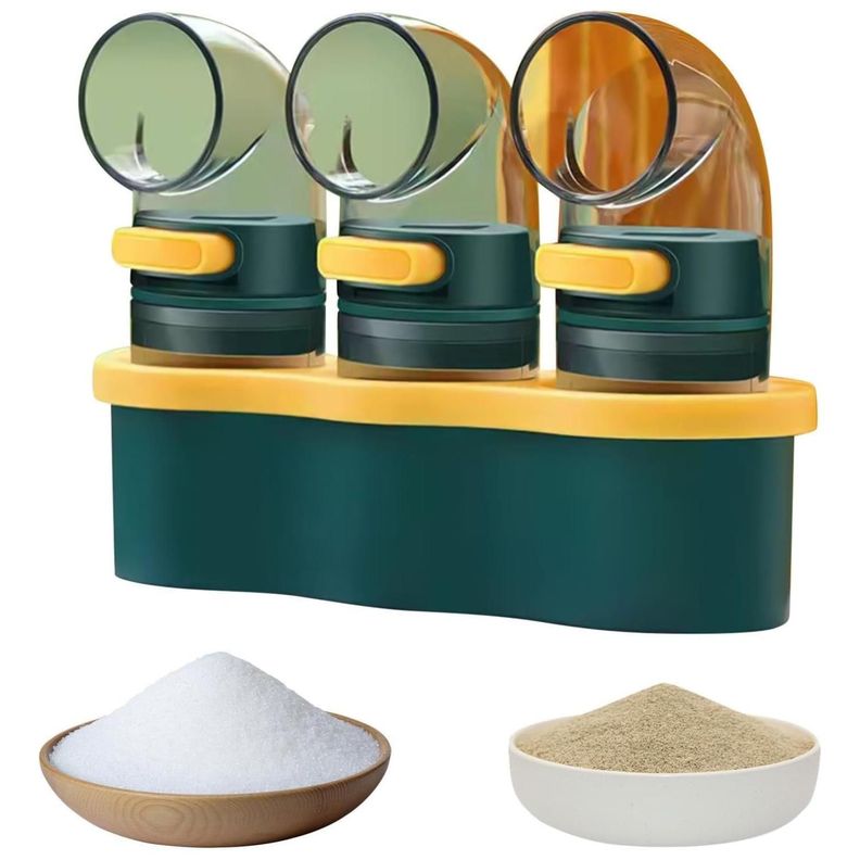 Especiero Dispensador Sal Y Pimienta Condimentos De Mesa-2