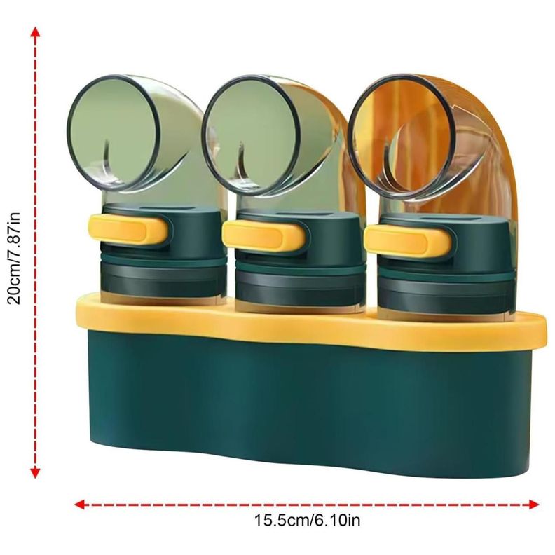 Especiero Dispensador Sal Y Pimienta Condimentos De Mesa-3