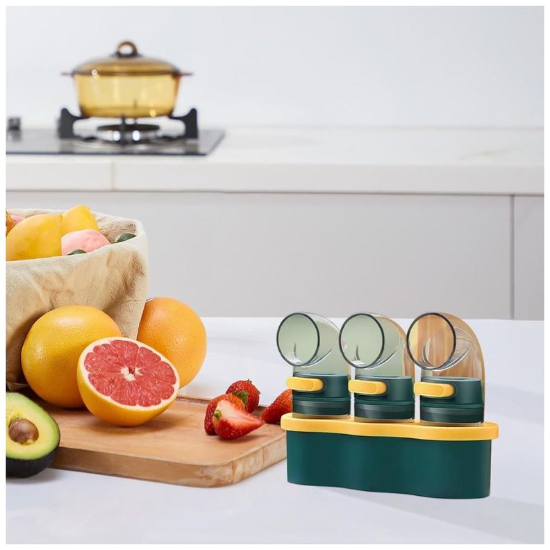 Especiero Dispensador Sal Y Pimienta Condimentos De Mesa-5