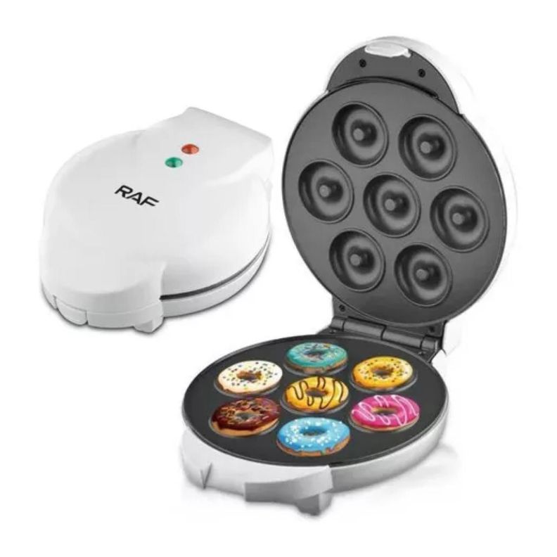 Maquina Para Hacer 7 Mini Donas 850W Antiadherente R572-1