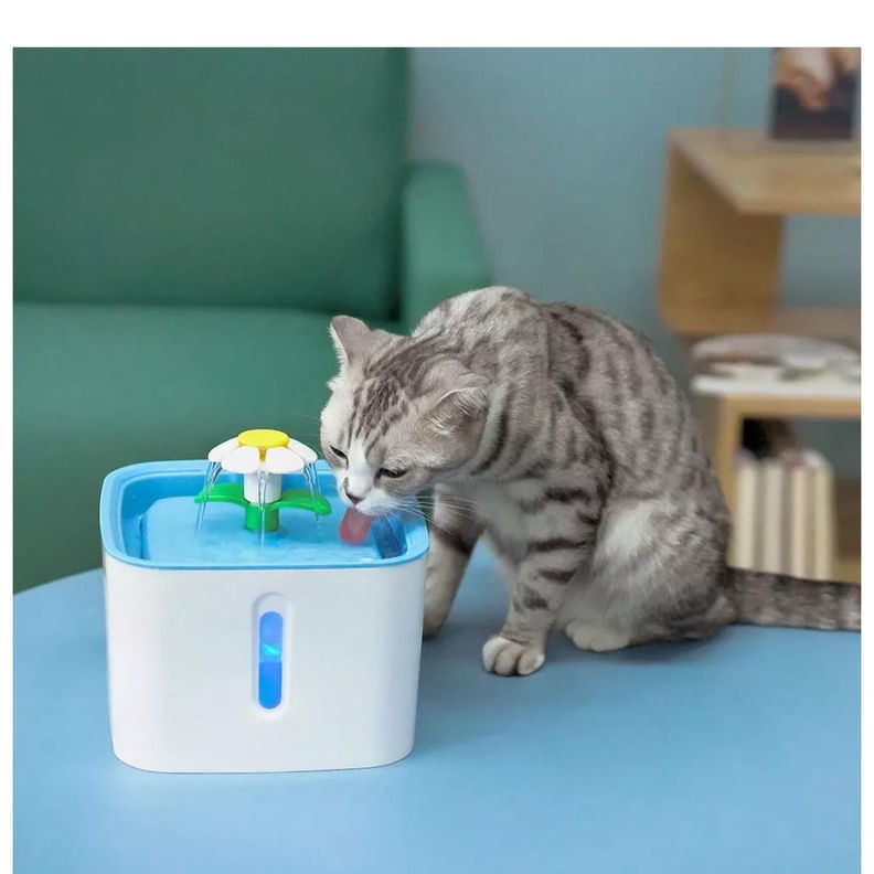 Dispensador De Agua Automatico Tipo Fuente Para Mascotas-3