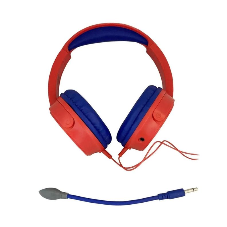 Audifono Gamer Infantil OverEar Rojo Spider Man-1