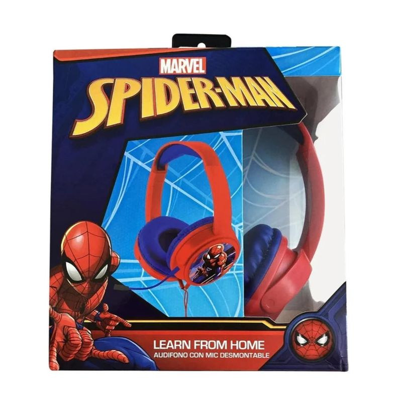 Audifono Gamer Infantil OverEar Rojo Spider Man-2