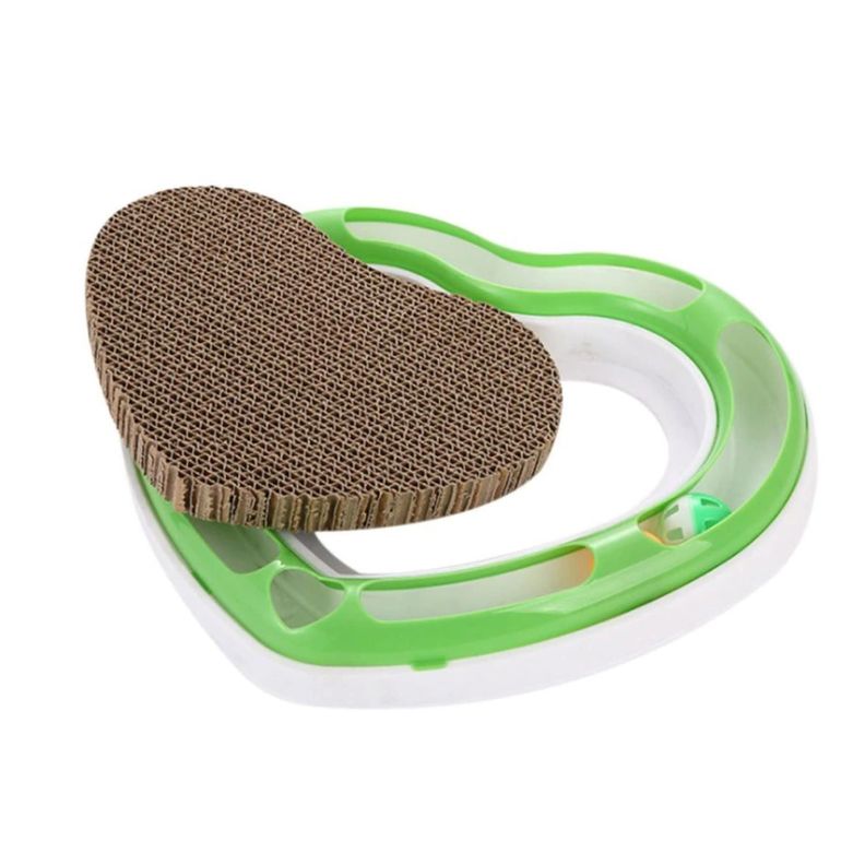 Juguete Interactivo Placa De Agarre Para Gatos Forma Corazon-2