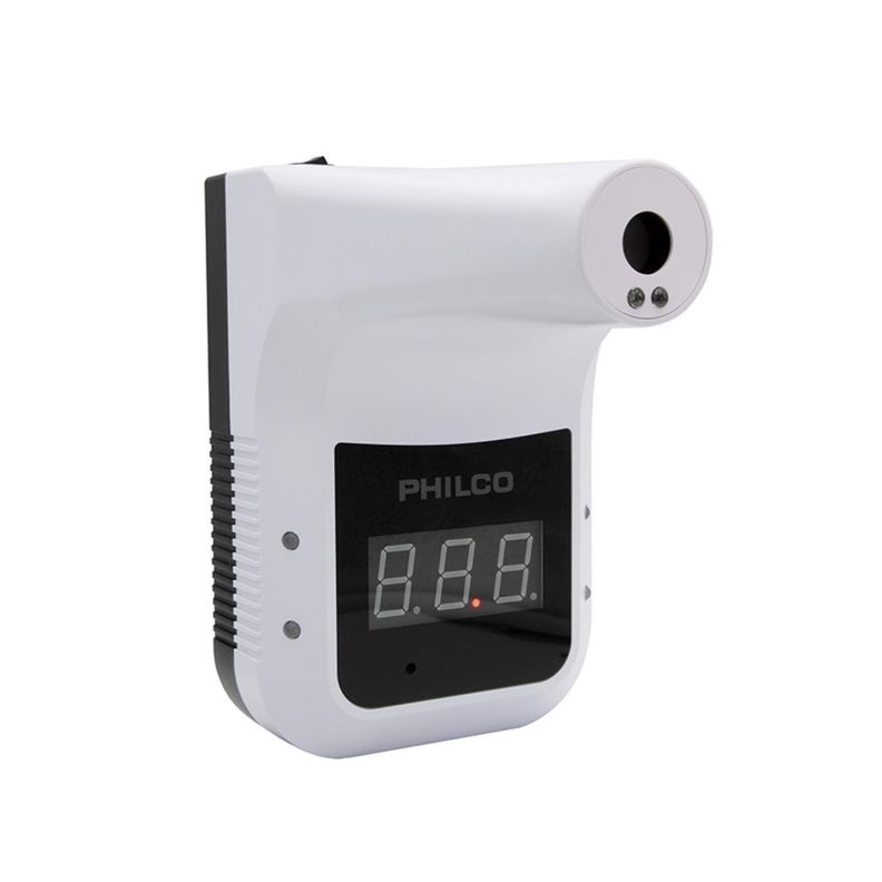 Termometro Infrarrojo De Pared Recargable Blanco Philco-0