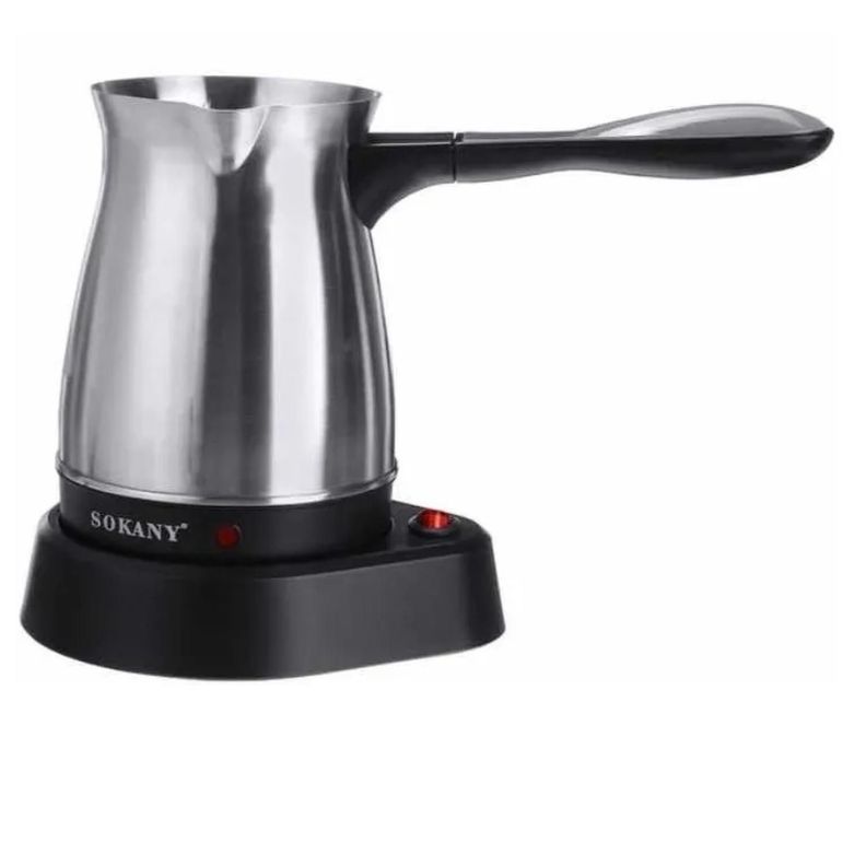 Cafetera Electrica 600W 500ML De Acero Inoxidable SK-214 Sokany