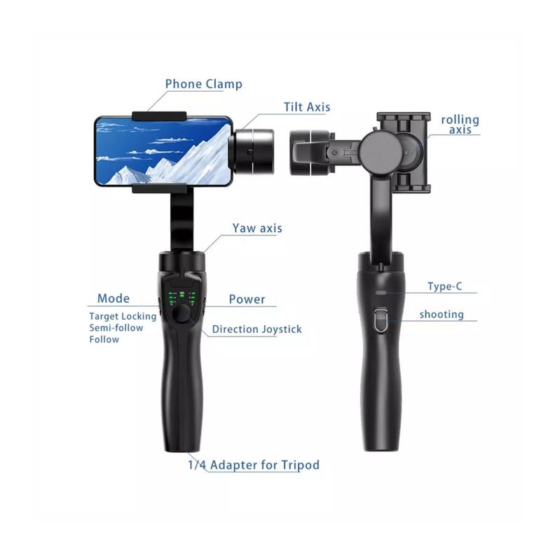 Gimbal Estabilizador Selfie Stick Bluetooth Para Celular-1