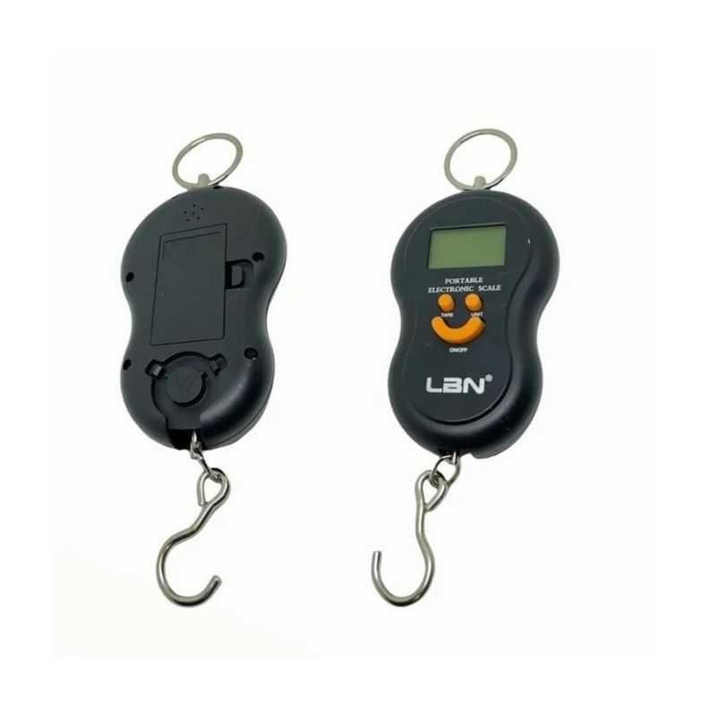 Balanza Peso Portatil De Gancho 50kg Negro LBS100 -1