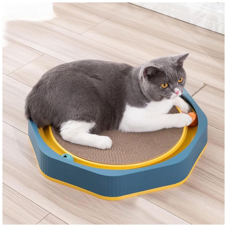 Juguete Rascador Multiusos Con Pelotas Para Gatos Mascotas-2