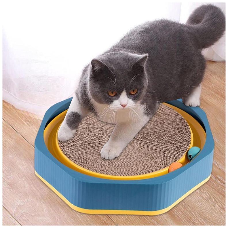 Juguete Rascador Multiusos Con Pelotas Para Gatos Mascotas-3