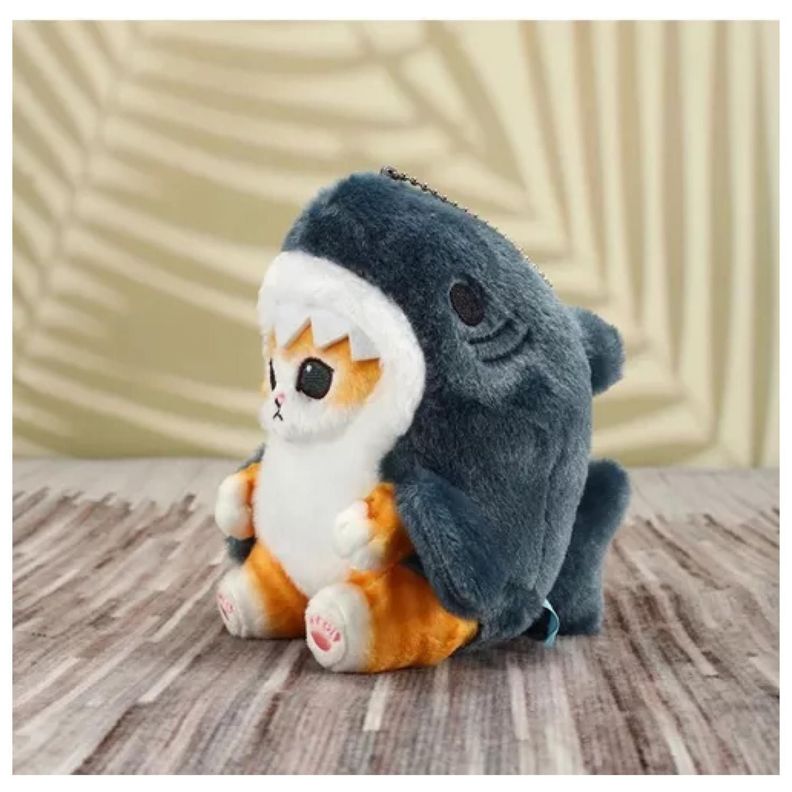 Juguete Peluche Gato Tiburon 15cm Michi Tiburon Infantil-3