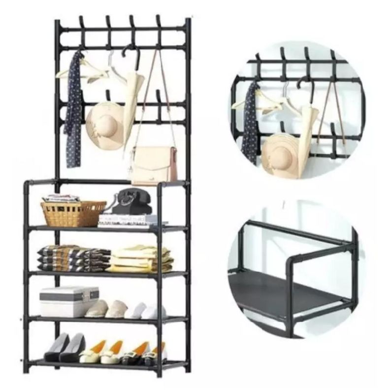 Organizador 4 Niveles Perchero Zapatera 160x75cm-1