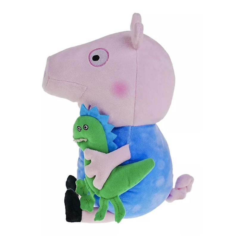 Juguete Peluche Peppa Pig 30cm Con Mascota George Infantil-1