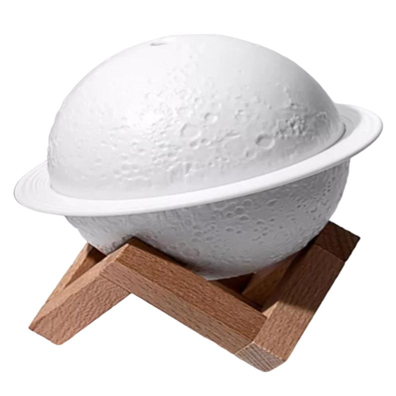 Humidificador Difusor De Aire Lampara Luna 3D 300ml-0