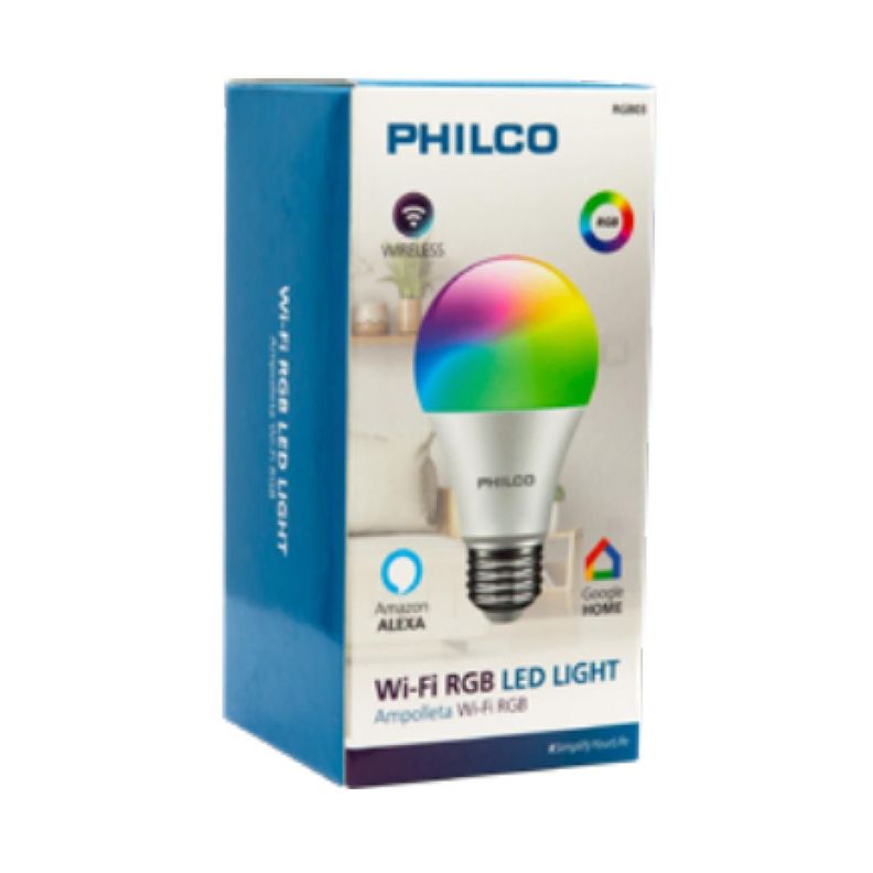 Ampolleta LED RGB WiFi RGB03 Philco-1
