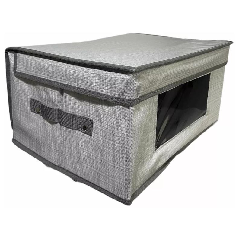 Caja Organizadora De Tela Plegable Ropa Closet 50x30x20cm-3