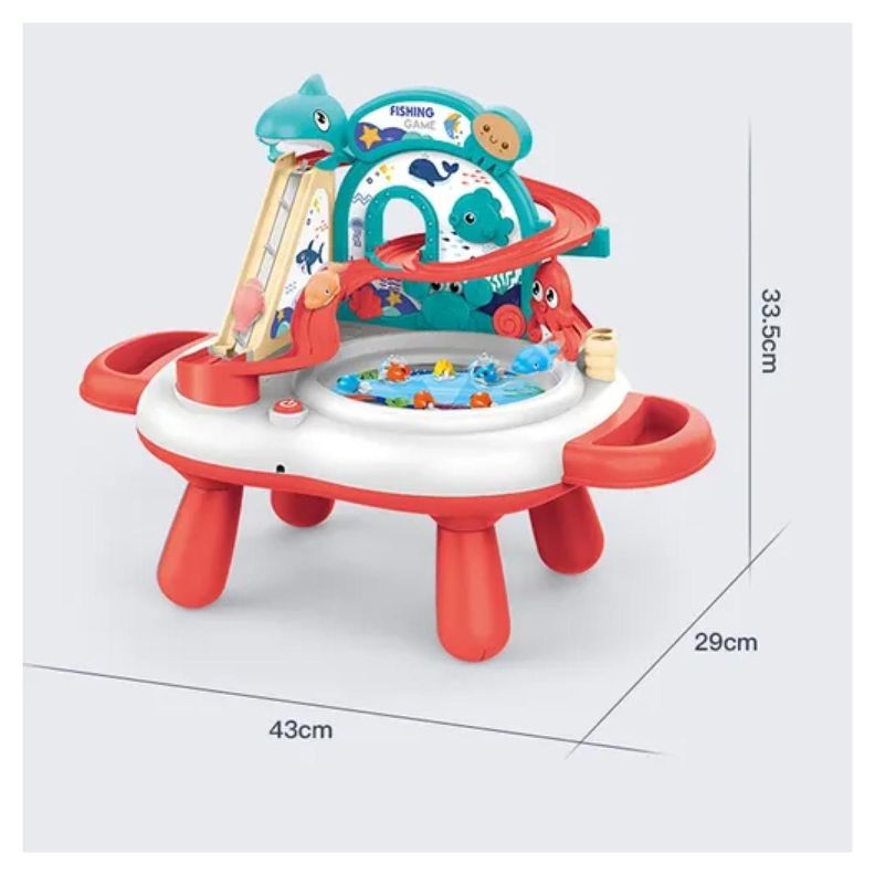 Juguete Mesa De Pesca Con Accesorios Rosado Infantil-1