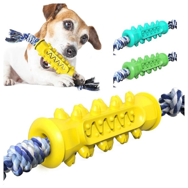 Juguete Para Morder Jugar De Goma Doble Para Perros-1