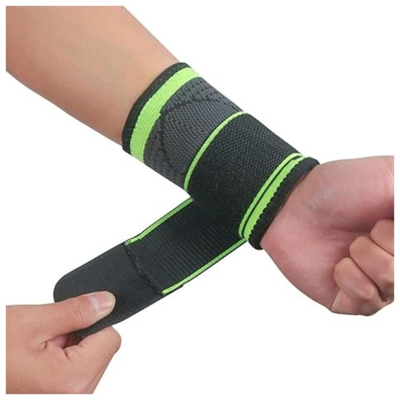 Muñequera Deportiva Elastica Compresion Cuidado Lesion-0