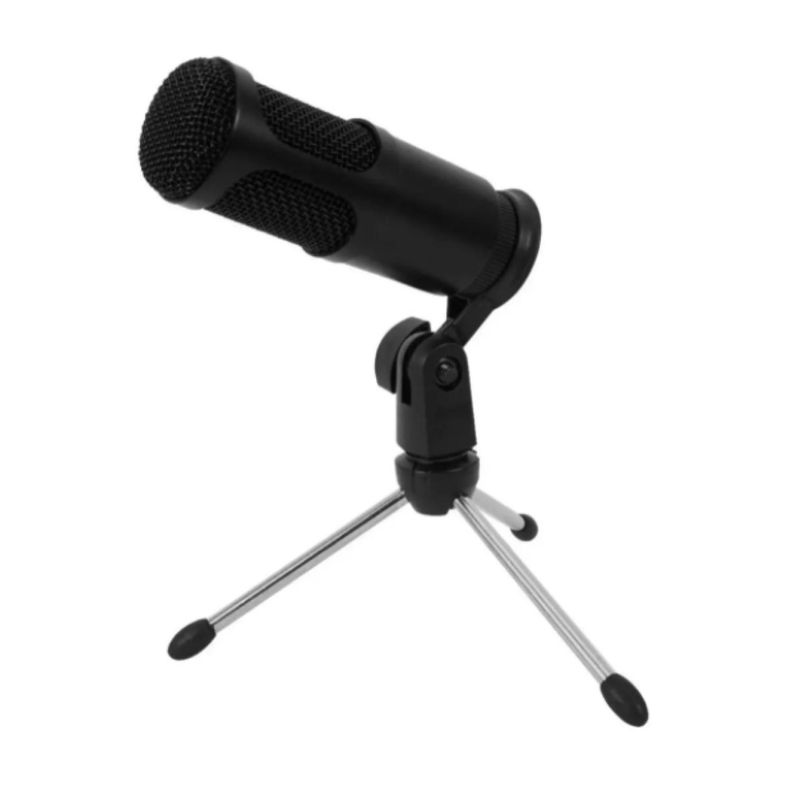 Microfono Condensador USB Con Tripode De Mesa Para Streaming Negro 31623 Philco-0
