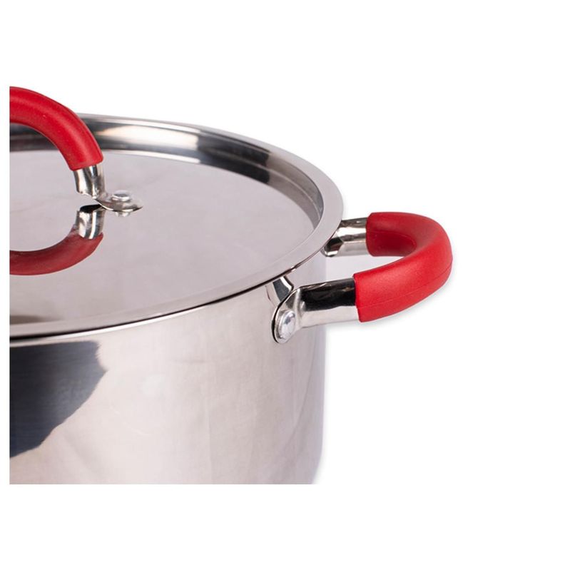 Set De Ollas Bateria De Cocina 8 Piezas Inoxidables Arte Andino-2