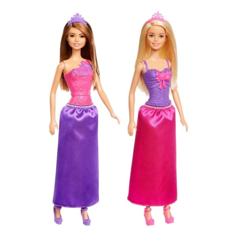 Juguete Figura Barbie Princesa Anastasia Morado Mattel-4