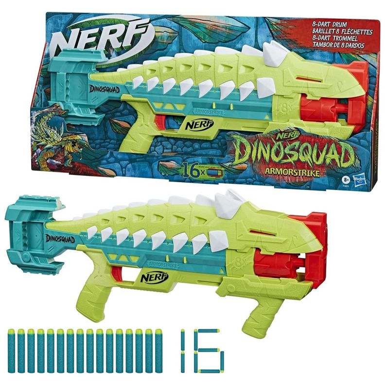 Juguete Nerf DinoSquad Armorstrike 8 Dardos Hasbro-2