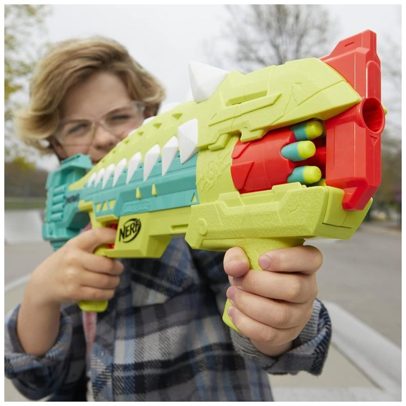 Juguete Nerf DinoSquad Armorstrike 8 Dardos Hasbro-3