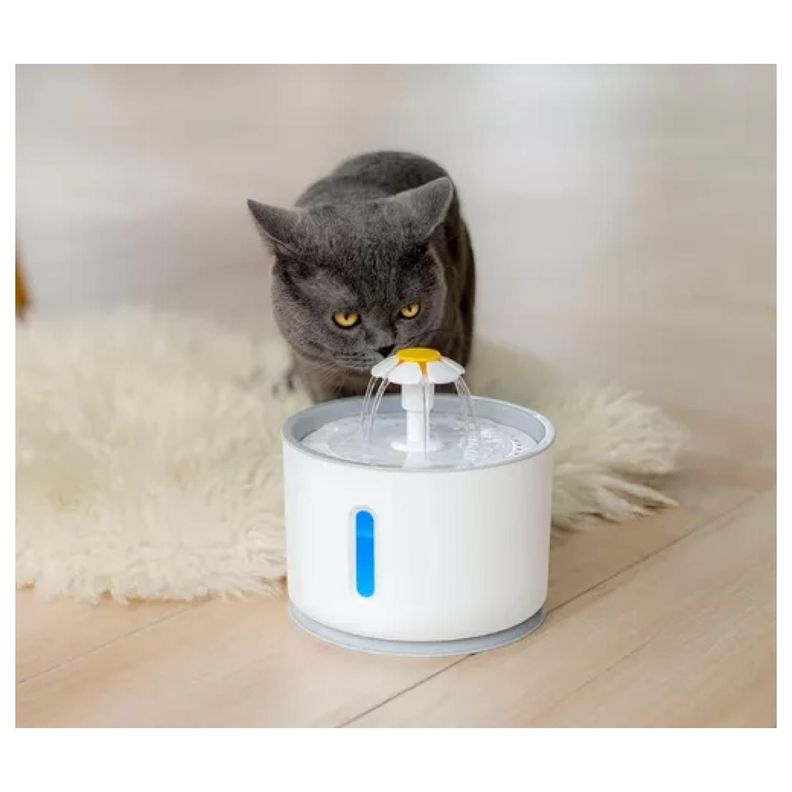 Bebedero Electrico 2400ml Para Mascotas Filtro Purificador-6