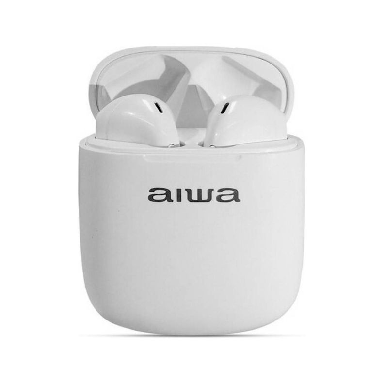 Audifonos Bluetooth Recargables TWS InEar Blanco AWTWSD1 Aiwa-0