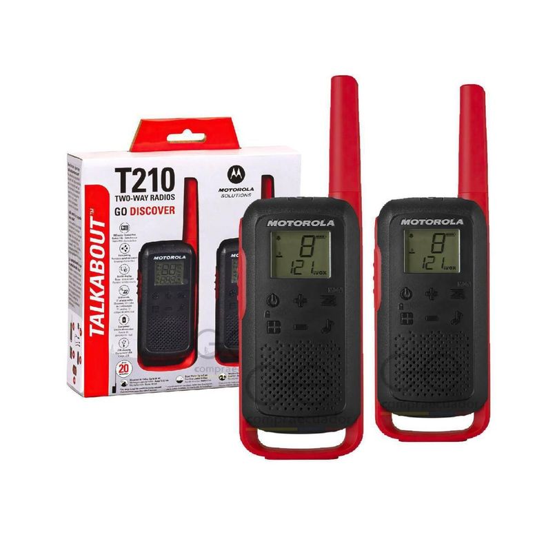 Pack 2 Radio Transmisor Walkie Talkies 32Km T210-2