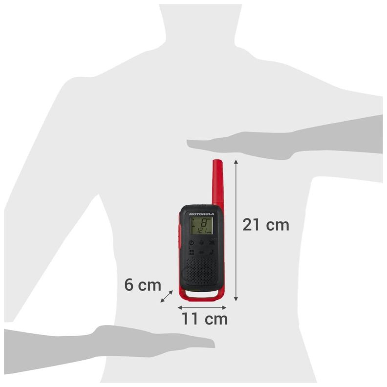 Pack 2 Radio Transmisor Walkie Talkies 32Km T210-3