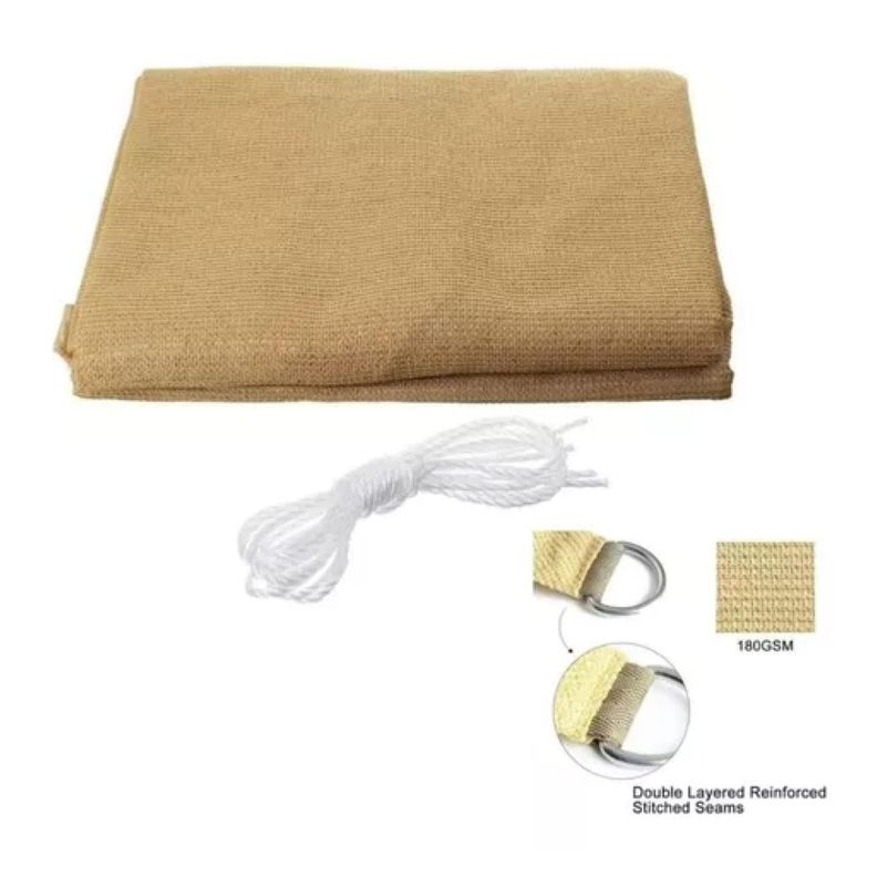 Toldo Vela Malla Sombreadora Triangular 450x450x450cm Malla Raschel-4
