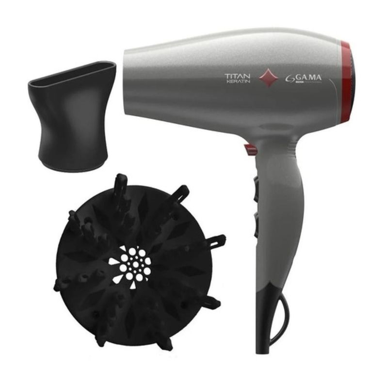 Secador De Pelo 3 Temperaturas 2 Velocidades 2200W Diamond Titan Keratin-2