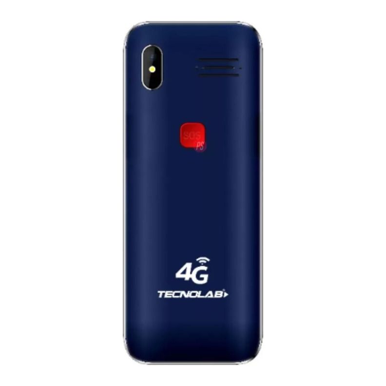 Telefono Senior Adulto Mayor 4G Azul Doble SIM Card TL487-1